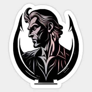 Count Dracula Artwork Sticker